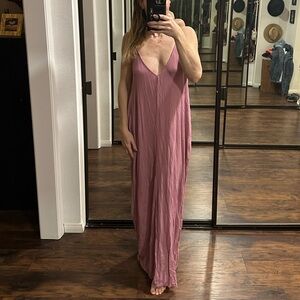 Like new! Orchid Lovestitch Weekend Mila Maxi Cocoon Guaze dress S/M